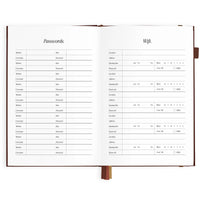 2027 A5 Vertical Planner | Chocolate