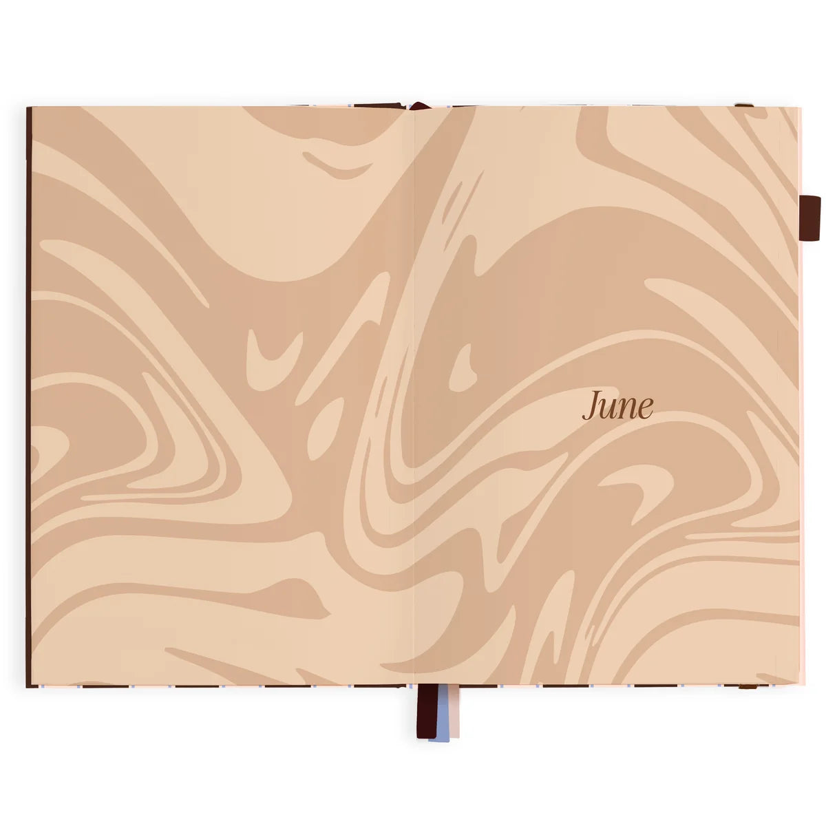 2027 A5 Academic Vertical Planner | Chocolate Stripe