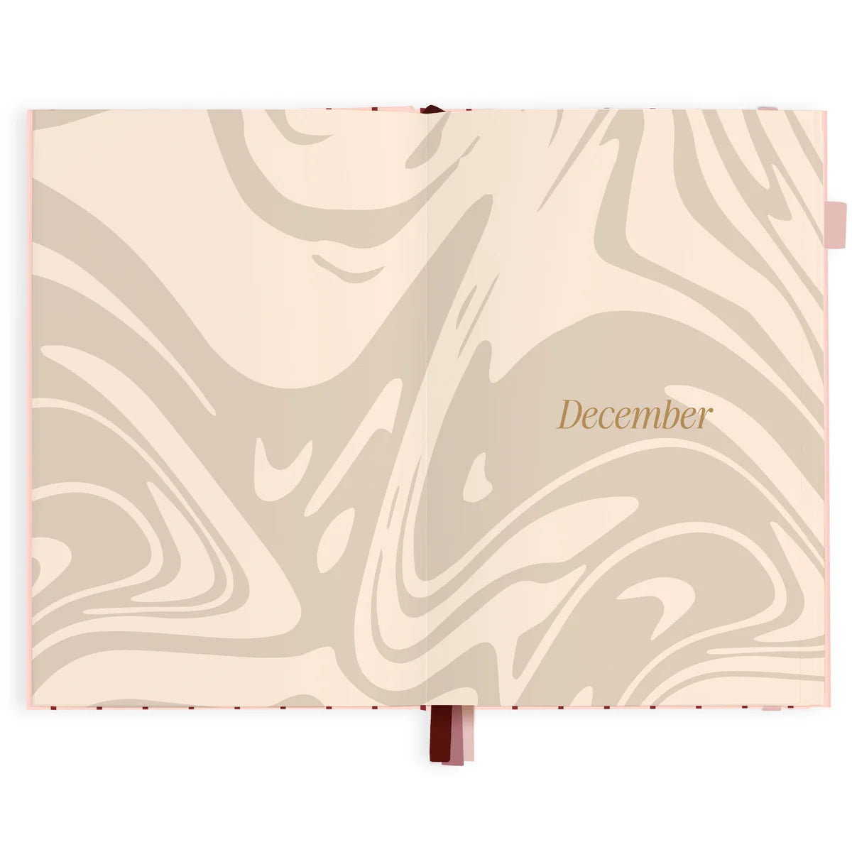 2027 A5 Horizontal Planner | Rosé Pinstripe