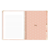 2027 A4 Academic Vertical Planner | Amalfi Peach
