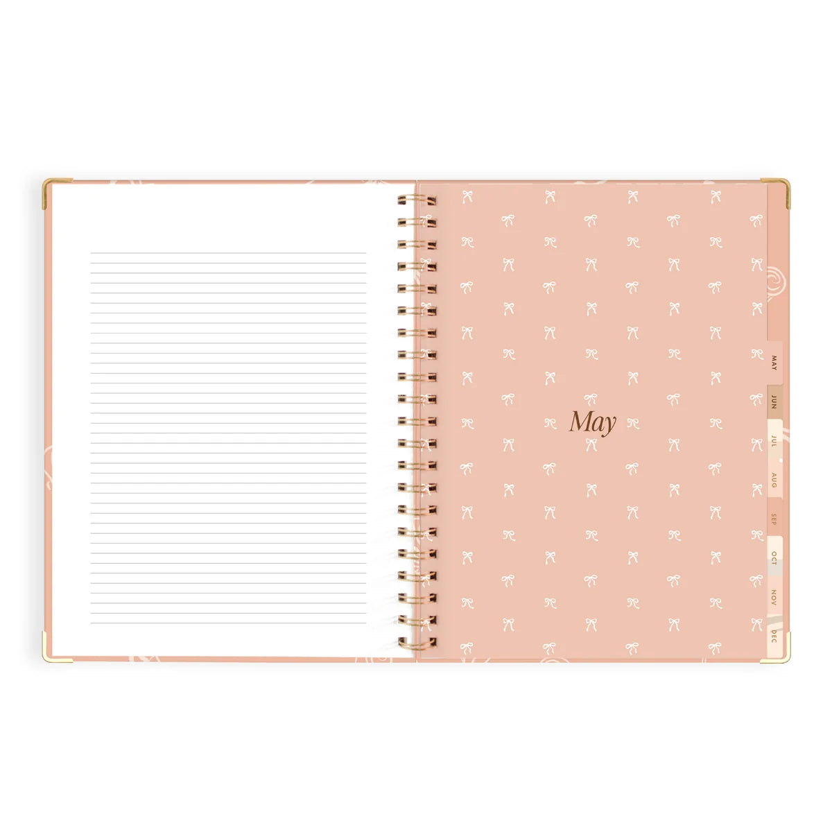 2027 A4 Academic Vertical Planner | Amalfi Peach