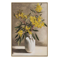 Golden Wattle Hand Painted Canvas Print