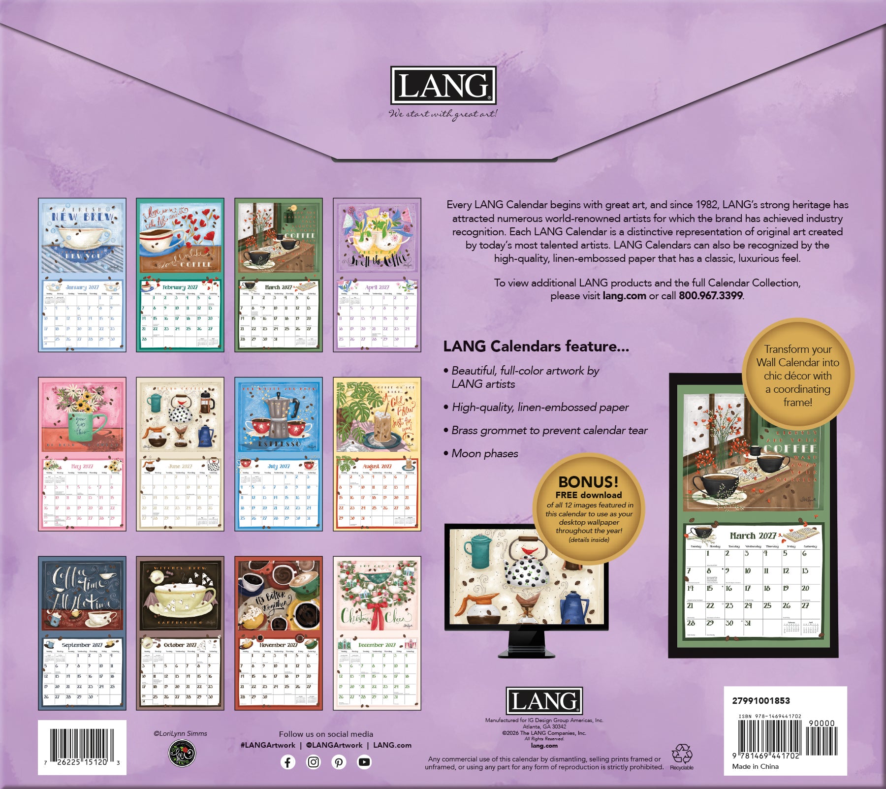 Coffee 2027 | Wall Calendar