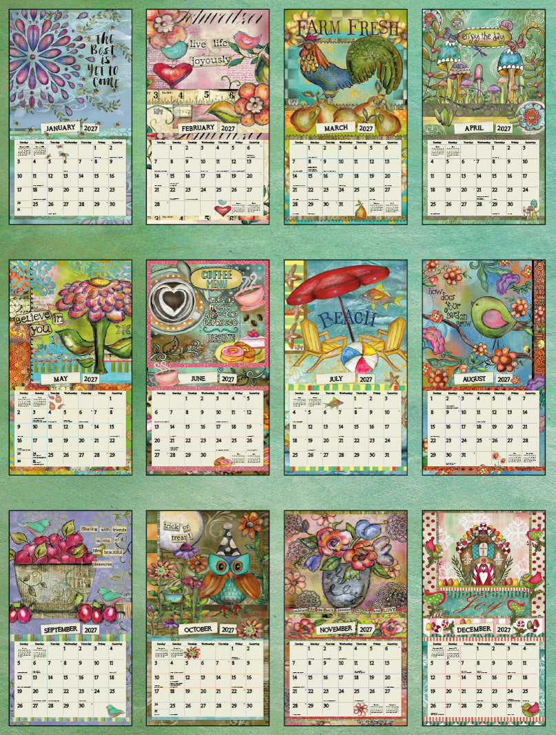 Color My World 2027 | Wall Calendar