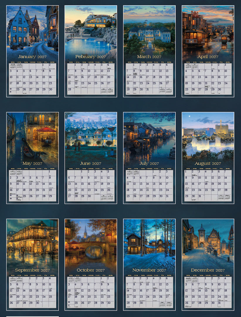 Around The World 2027 | Wall Calendar