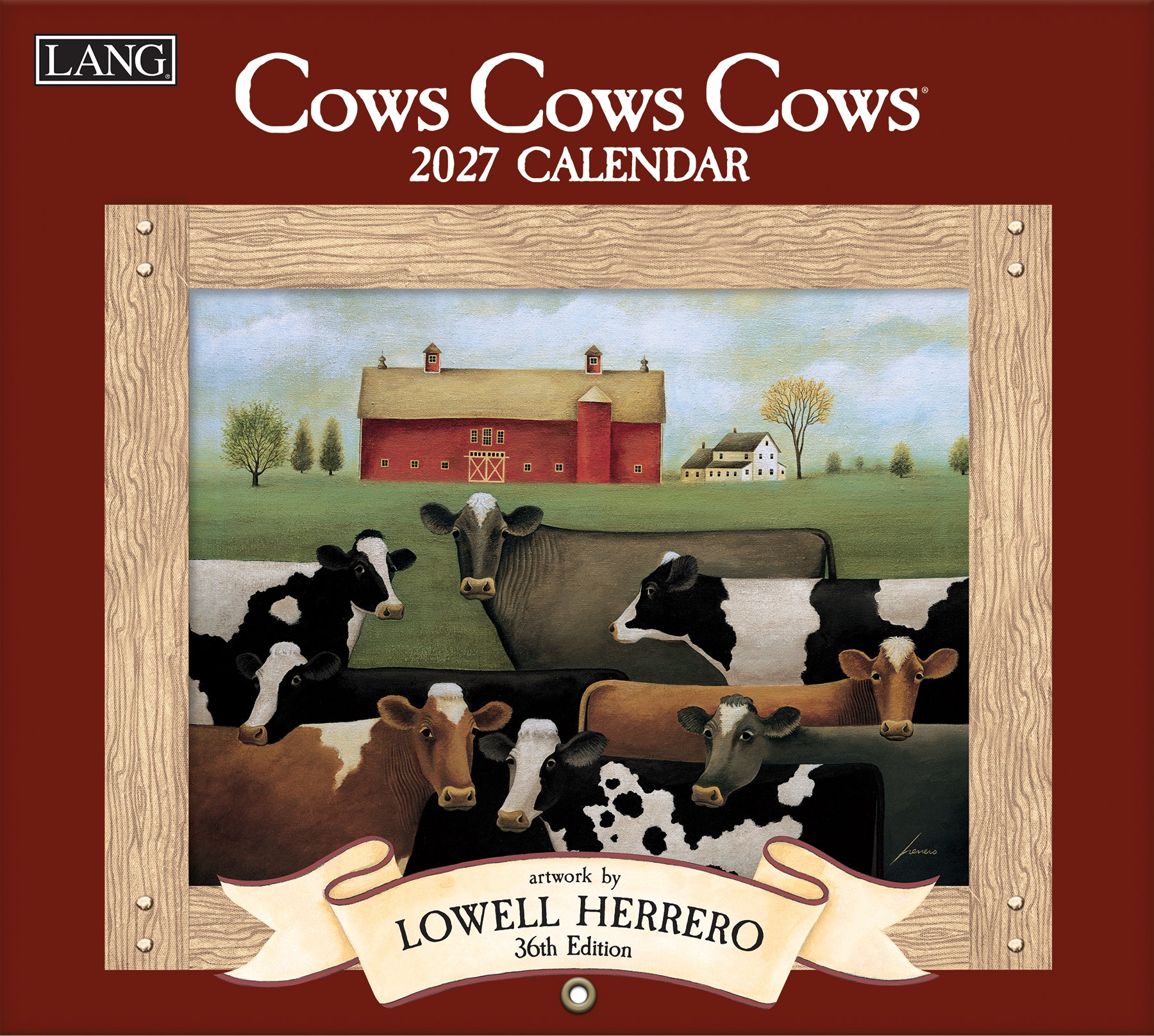 Cows Cows Cows 2027 | Wall Calendar