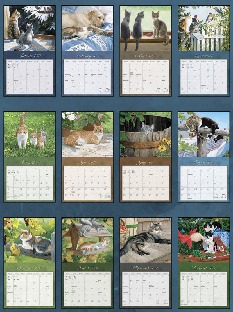 Love Of Cats 2027 | Wall Calendar
