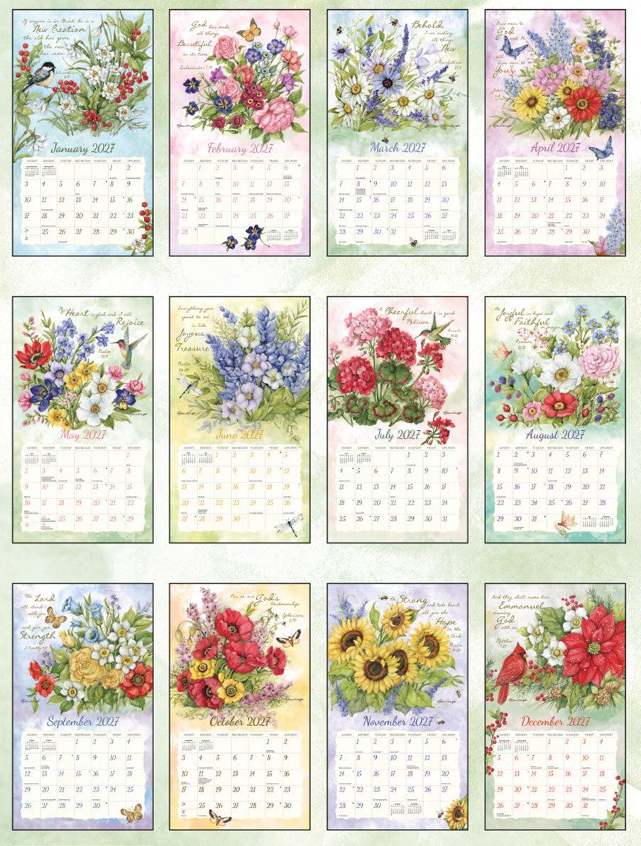 Nature's Grace 2027 | Wall Calendar