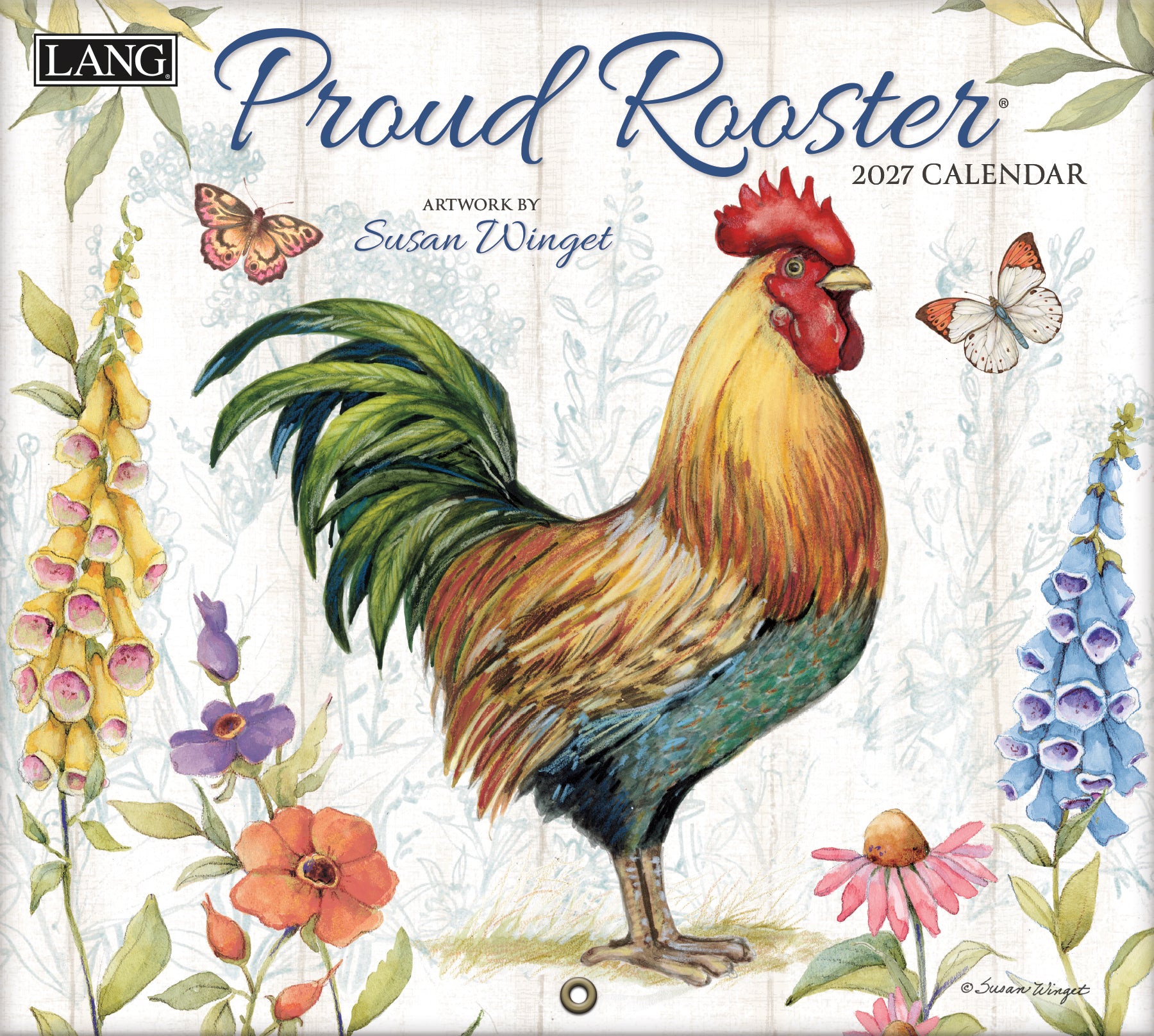 Proud Rooster 2027 | Wall Calendar