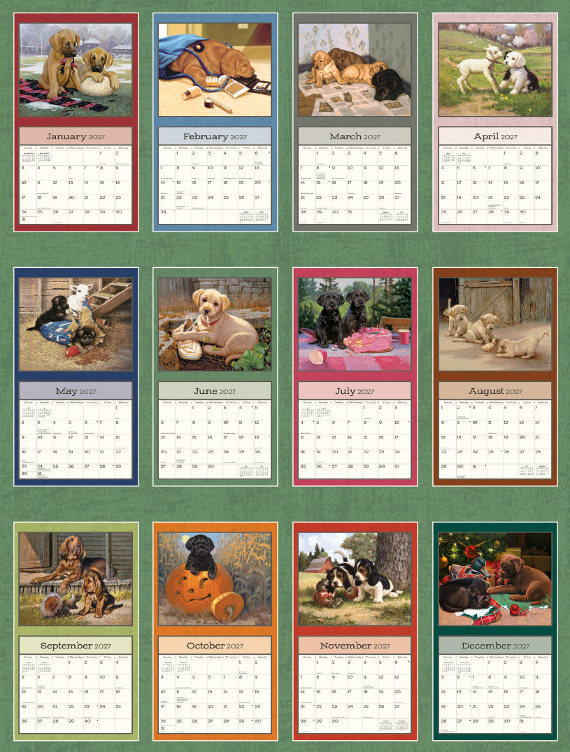 Puppy 2027 | Wall Calendar