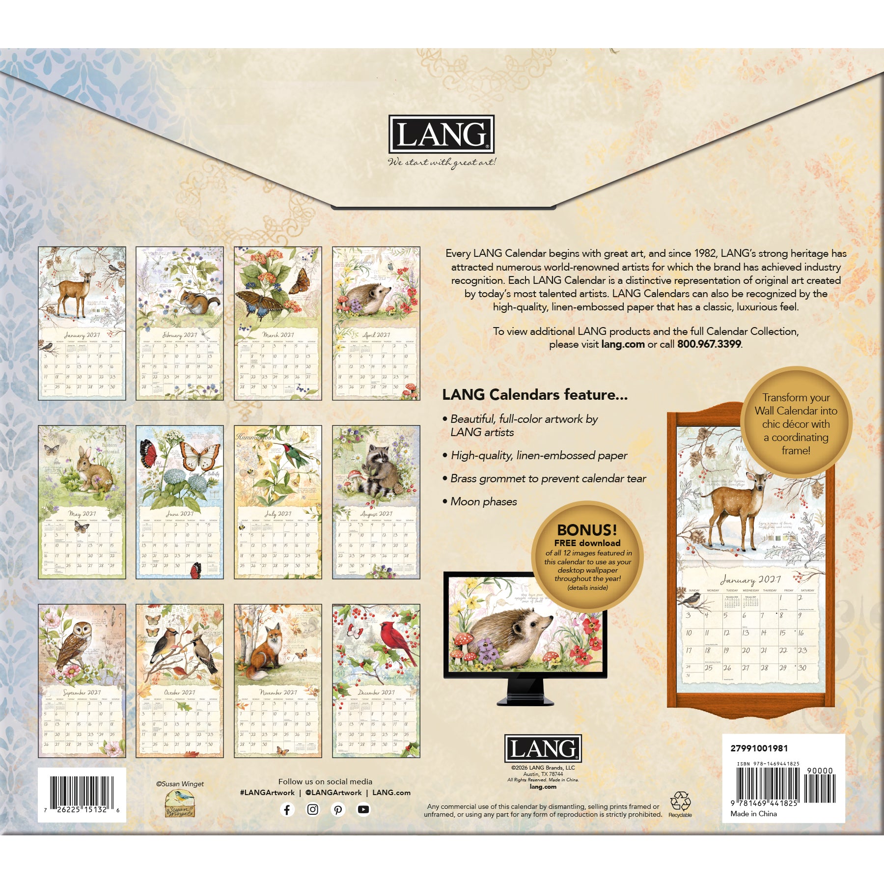Field Guide 2027 | Wall Calendar