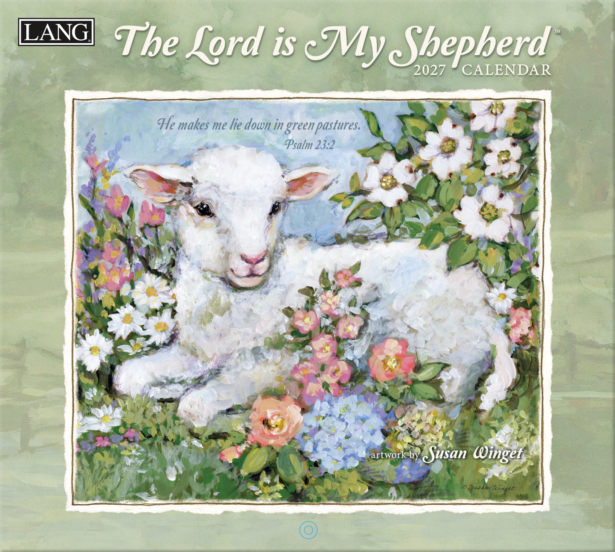 The Lord Is My Shepherd 2027 | Wall Calendar