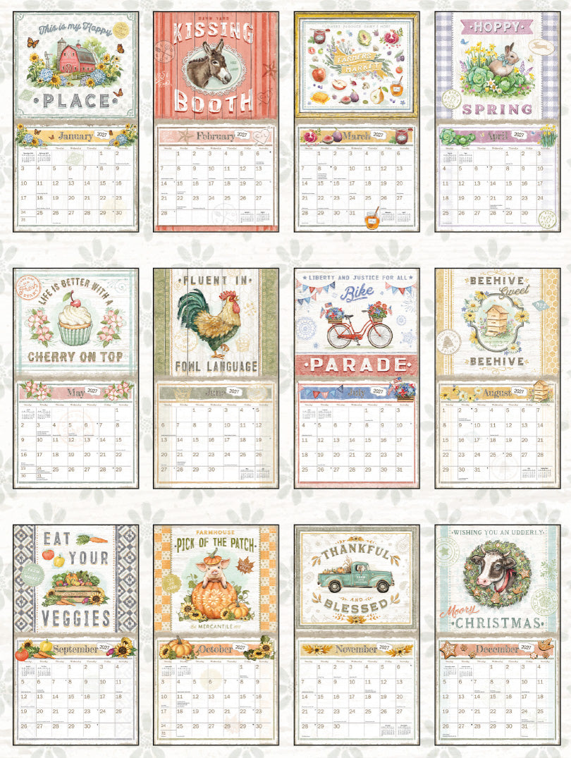 Farmhouse 2027 | Wall Calendar
