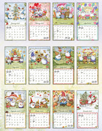 Gnome Sweet Gnome 2027 | Wall Calendar