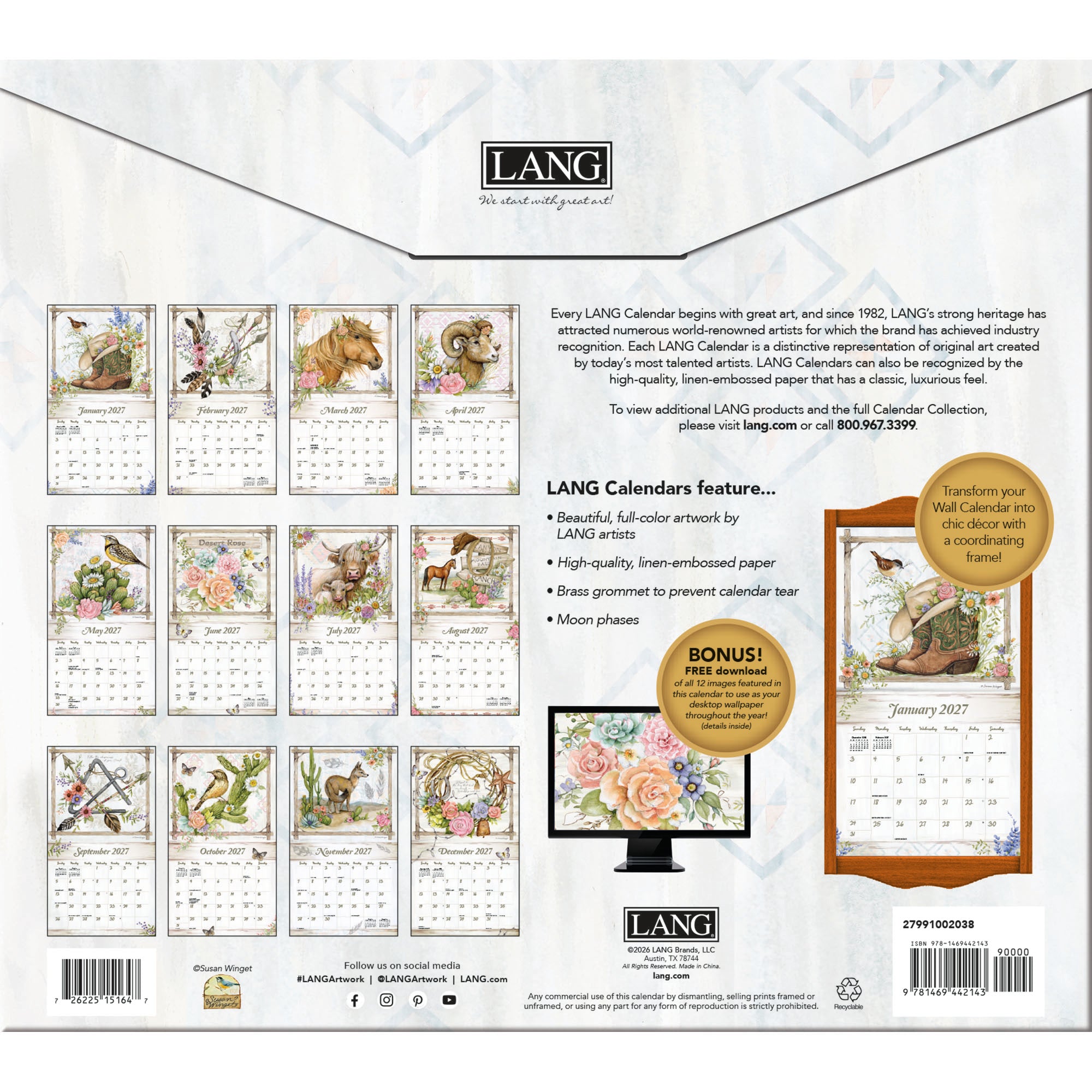 Rosewood Ranch 2027 | Wall Calendar