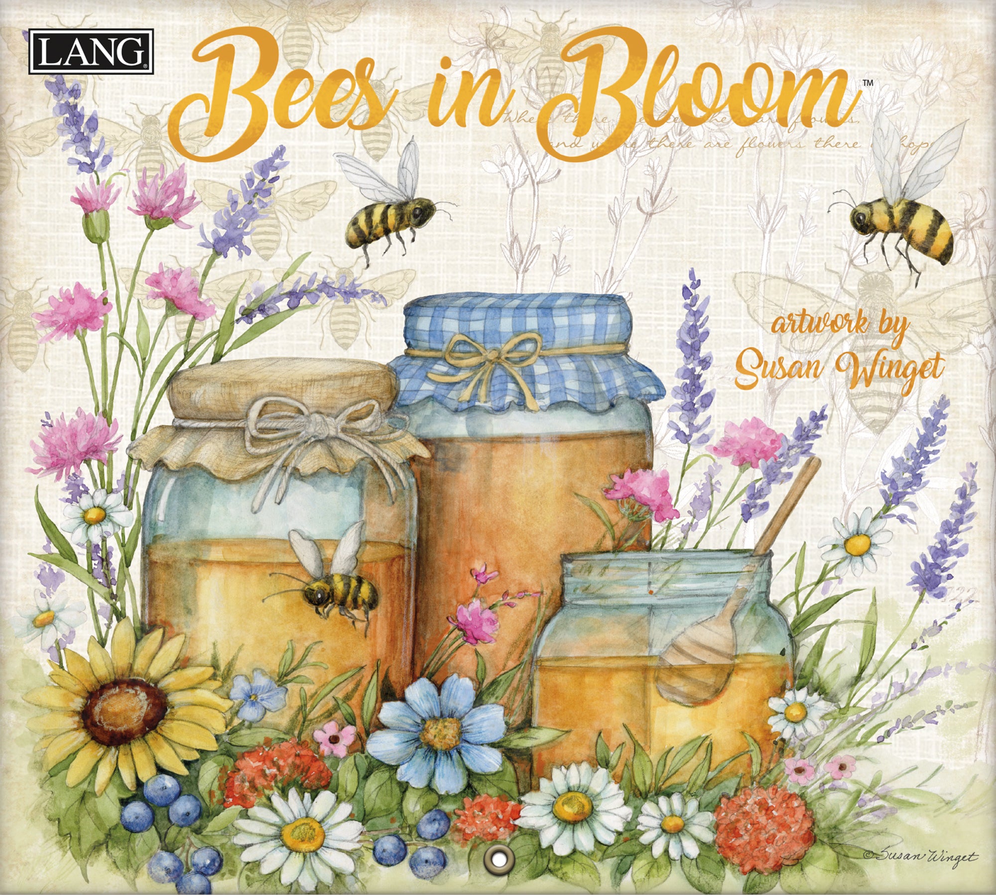 Bees In Bloom 2027 | Wall Calendar