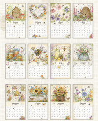 Bees In Bloom 2027 | Wall Calendar