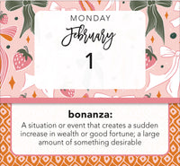 2027 Lang 365 Box Daily Thoughts Positive Vibes Calendar
