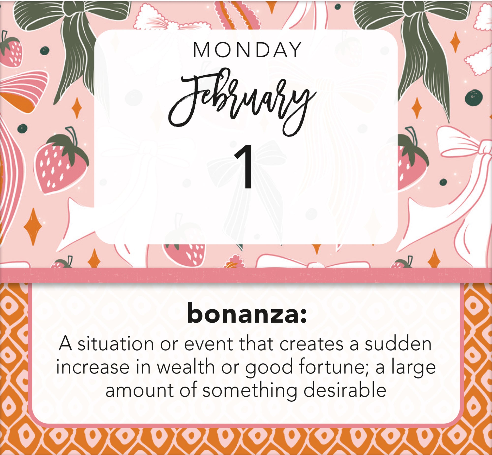 2027 Lang 365 Box Daily Thoughts Positive Vibes Calendar