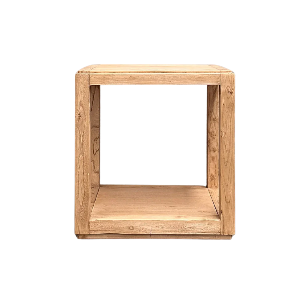 Elm Open Side Table