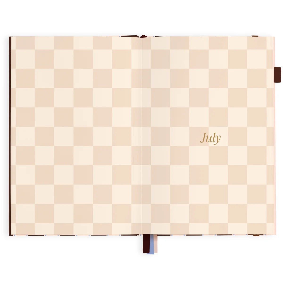 2027 A5 Academic Vertical Planner | Chocolate Stripe
