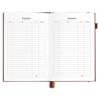 2027 A5 Vertical Planner | Chocolate