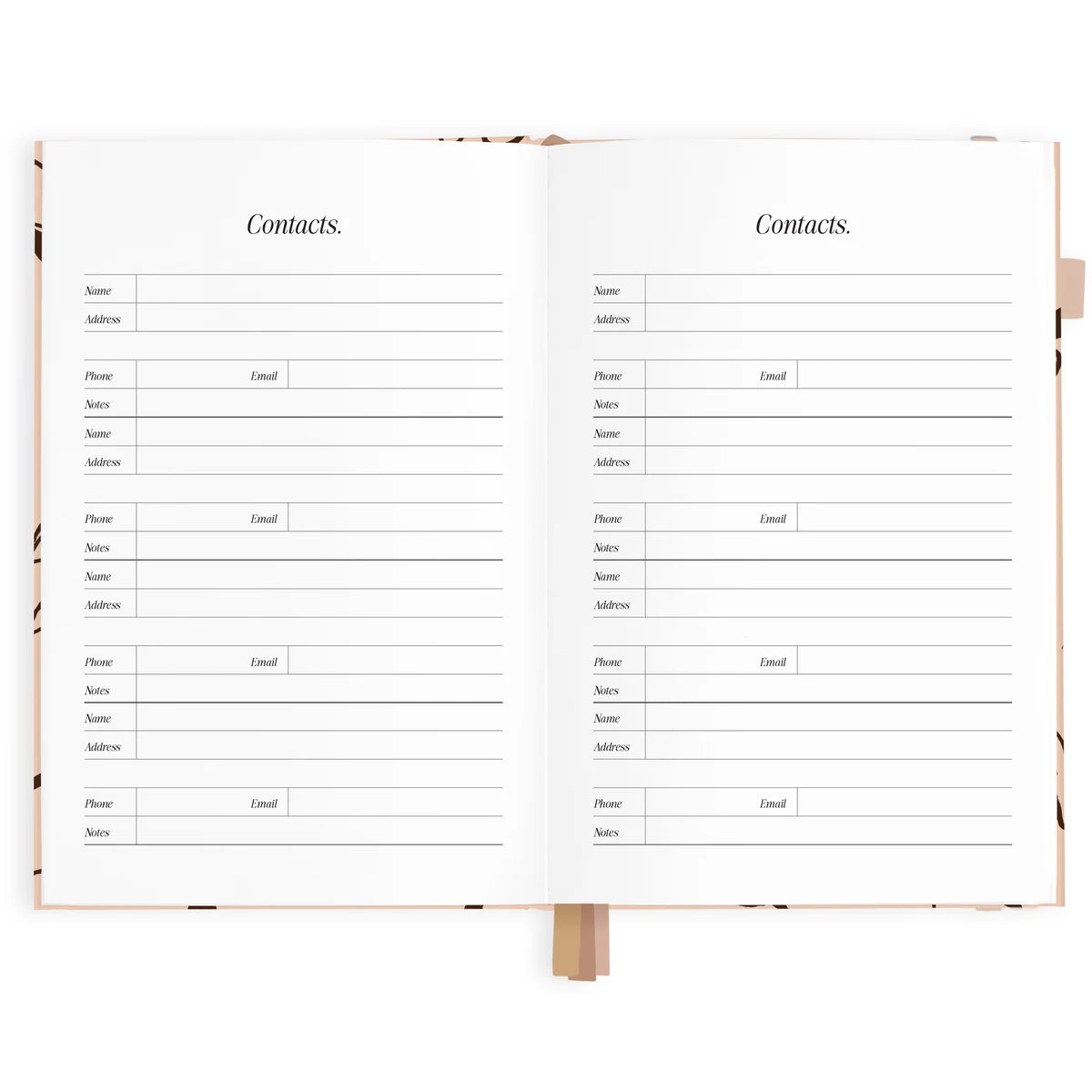 2027 A5 Vertical Planner | Amalfi Latte