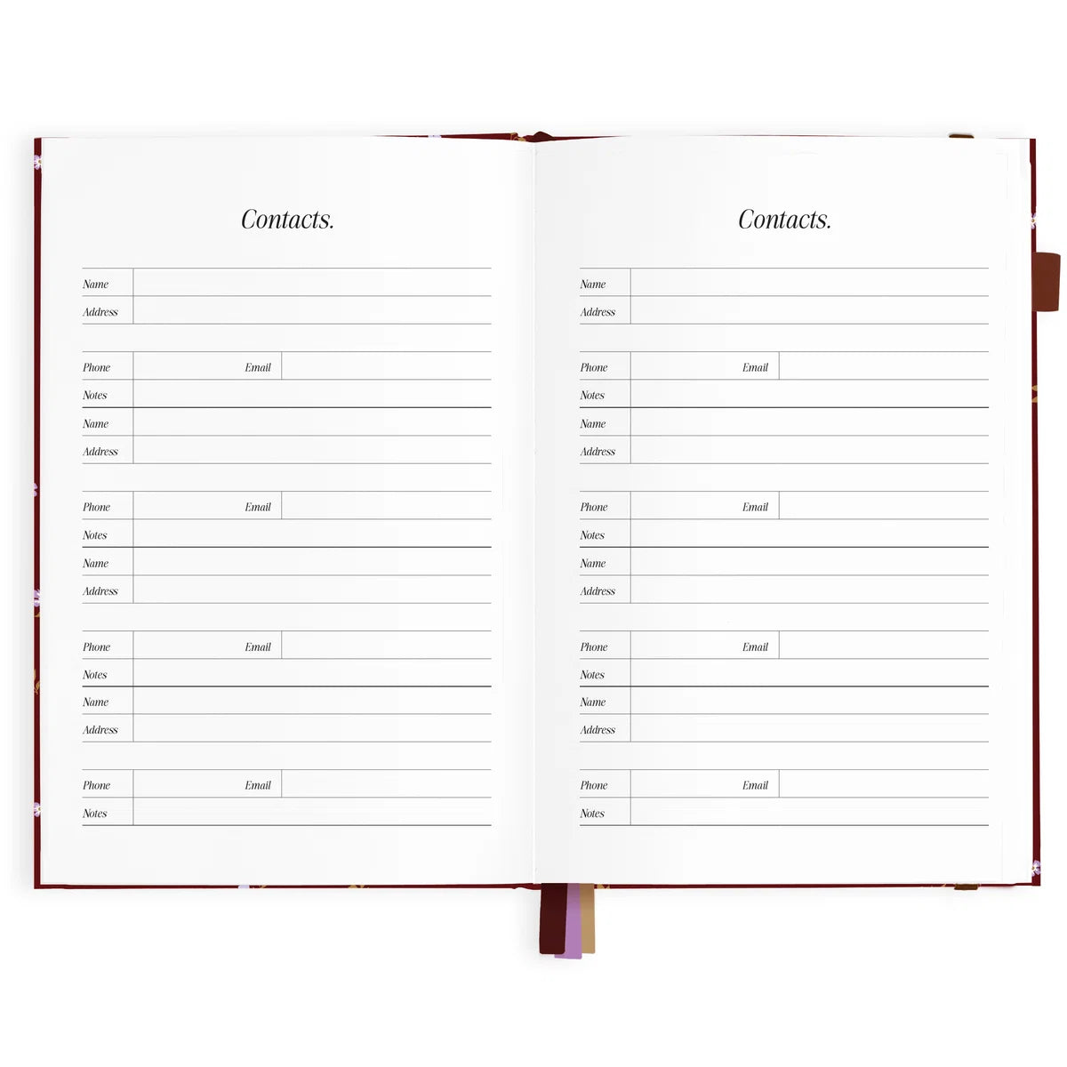 2027 A5 Vertical Planner | Cherry Wisteria