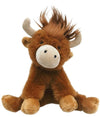 Highland Cow Toy Brown