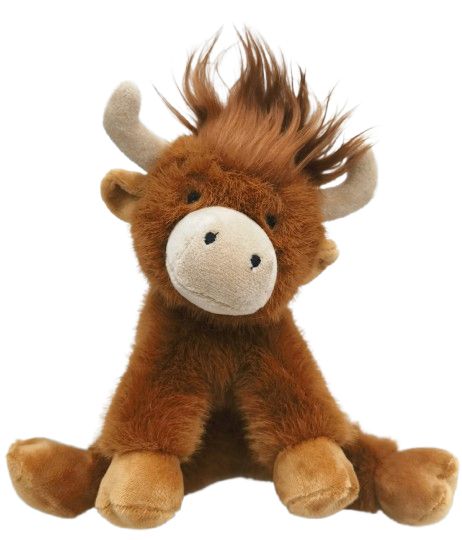Highland Cow Toy Brown
