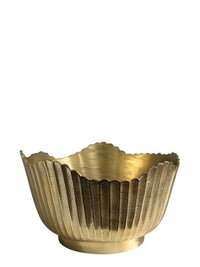 Large Party Round Gold Wine Bucket