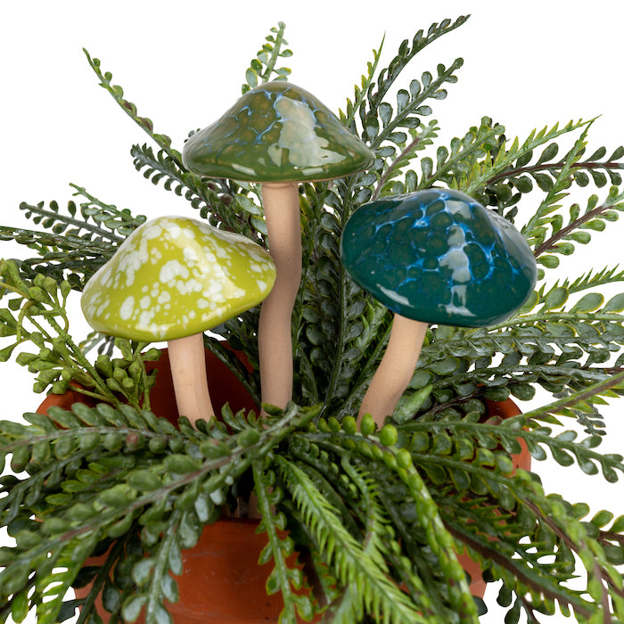 Mushroom Ceramic Green