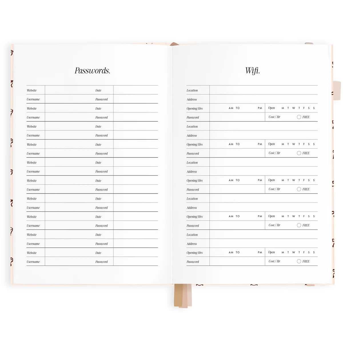 2027 A5 Vertical Planner | French Bows