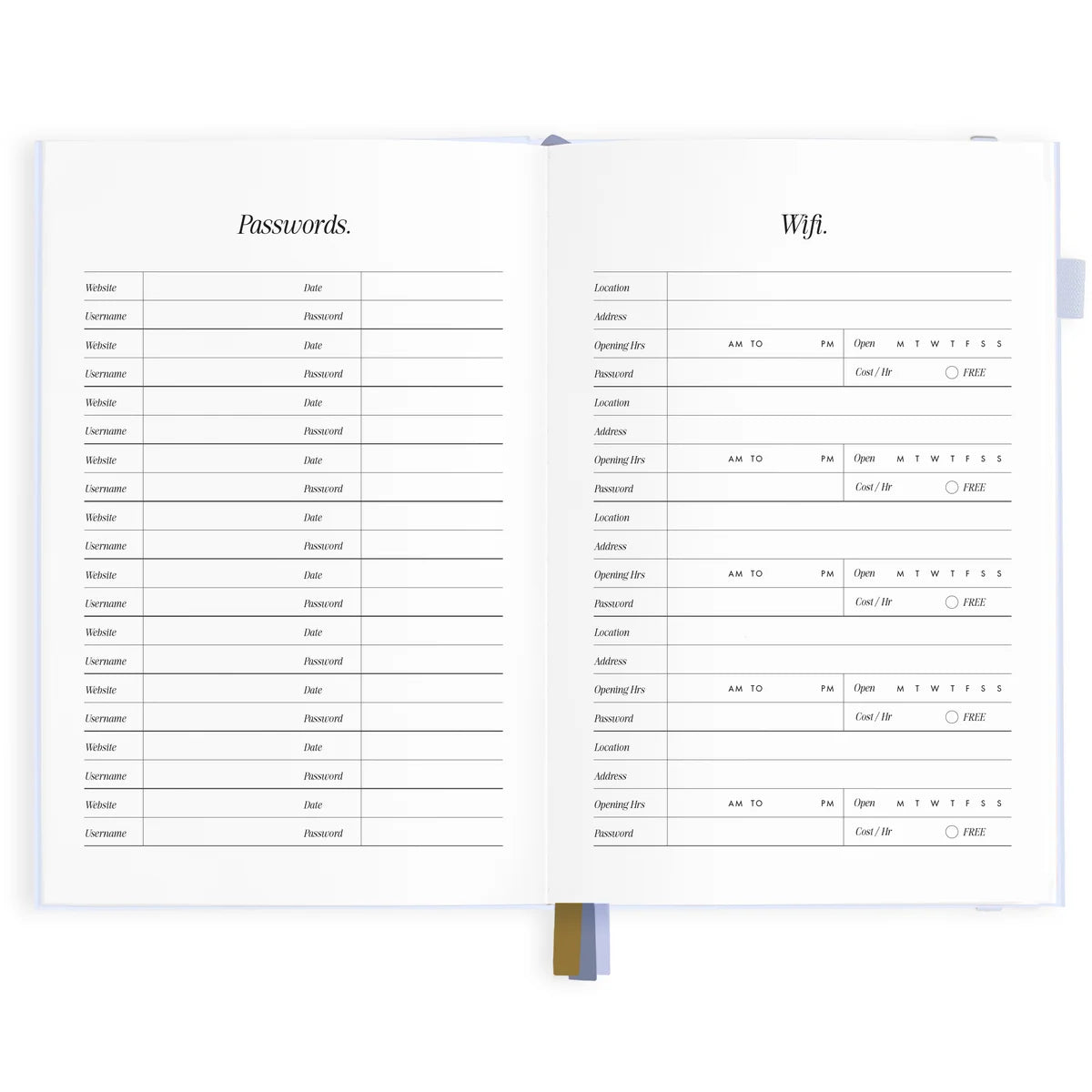 2027 A5 Vertical Planner | Powder