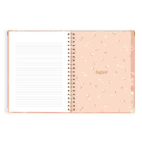 2027 A4 Academic Vertical Planner | Amalfi Peach