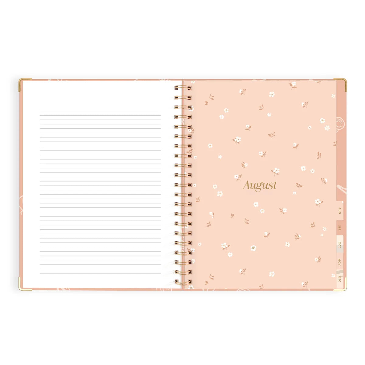 2027 A4 Academic Vertical Planner | Amalfi Peach