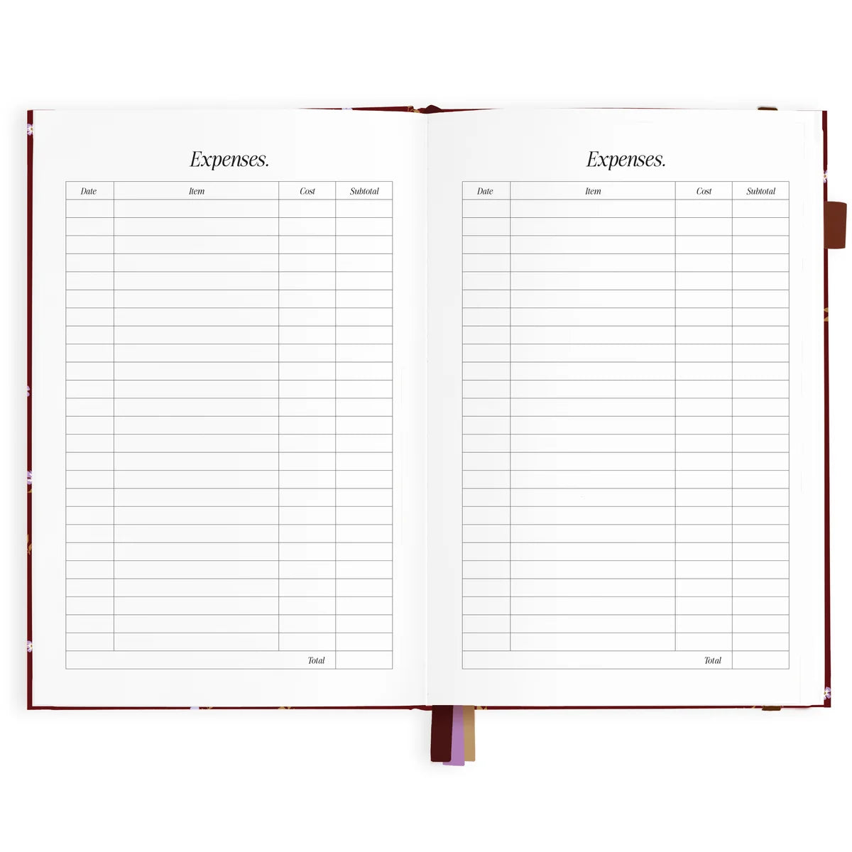 2027 A5 Vertical Planner | Cherry Wisteria