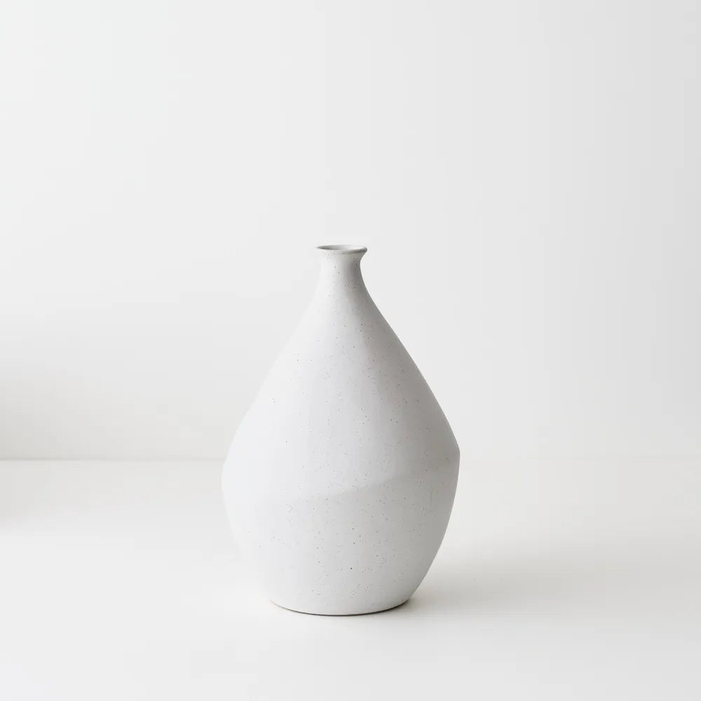 Kenji Vase | White Sand