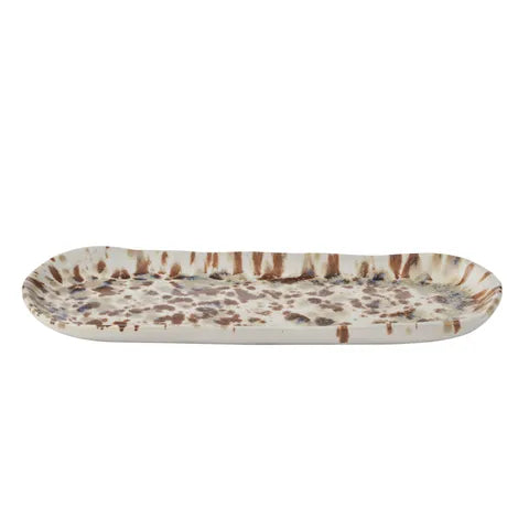 Dakota Ceramic Tableware | Ivory/Choc