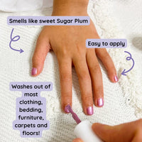 Christmas Limited Edition Sugar Plum Scented Scratch Off Polish