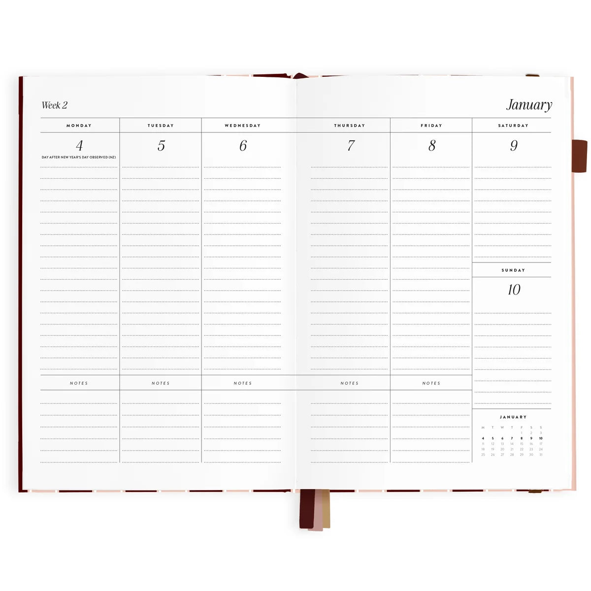 2027 A5 Vertical Planner | Sorrento