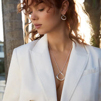 Wave Large Pendant Necklace