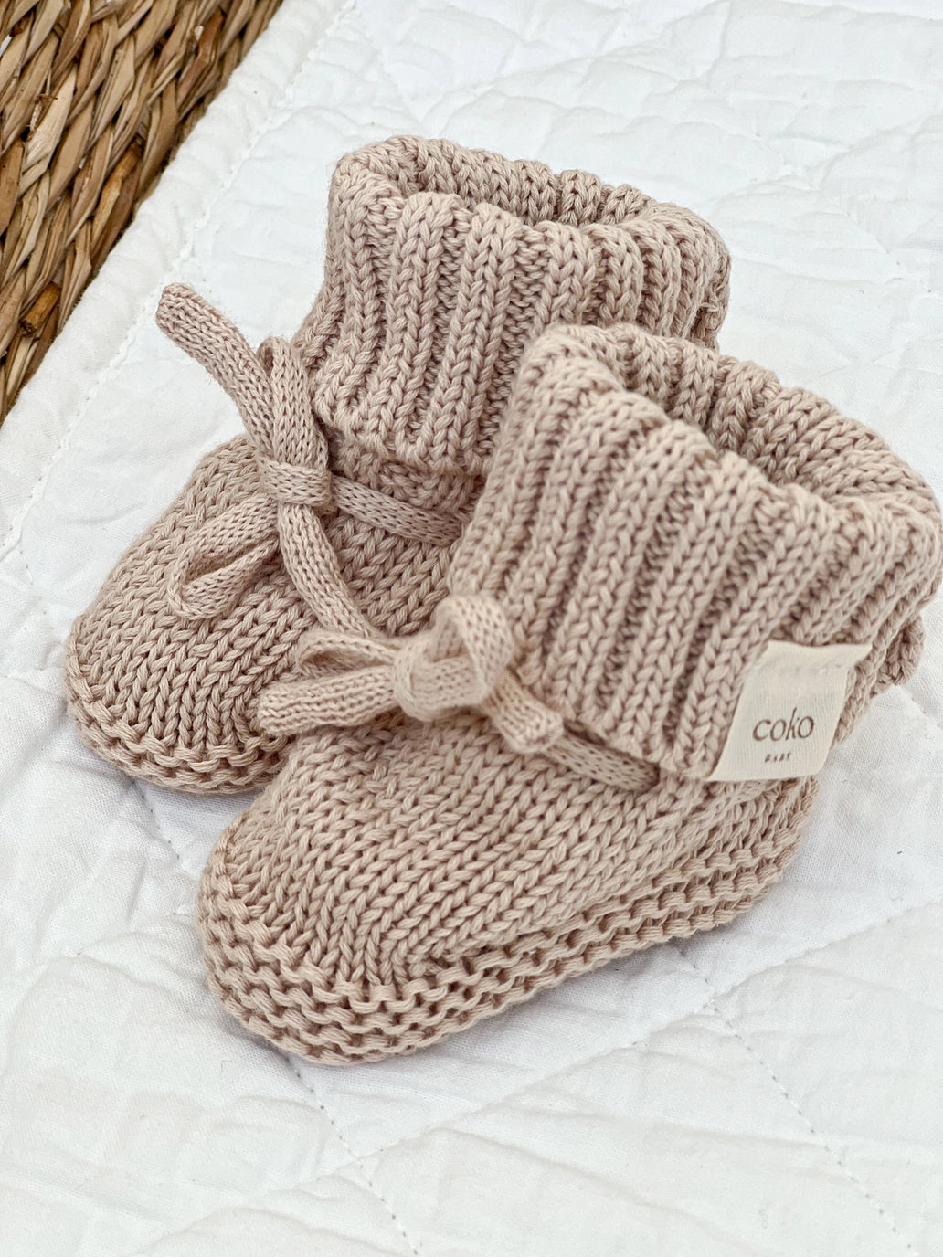 Heirloom Booties | Oat