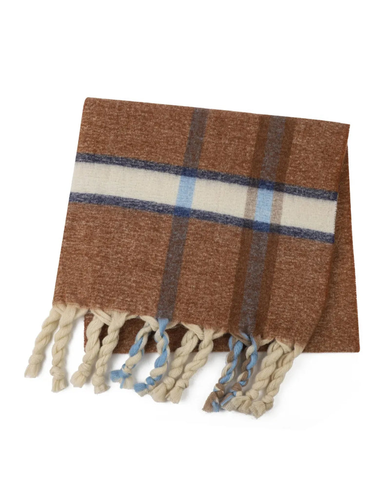 Charlie Chequered Winter Scarf