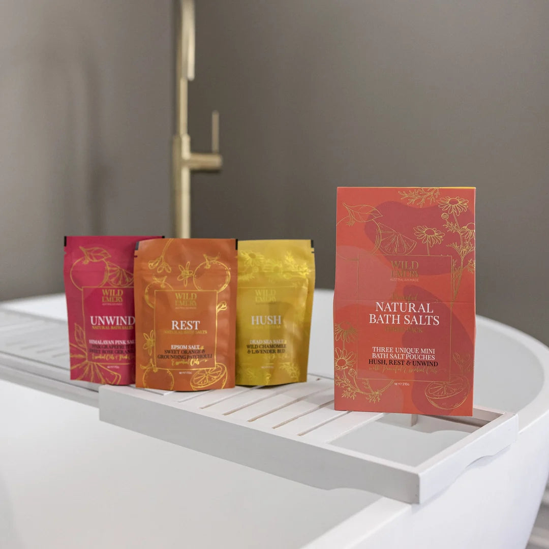 Peaceful Natural Bath Salts Three Pack