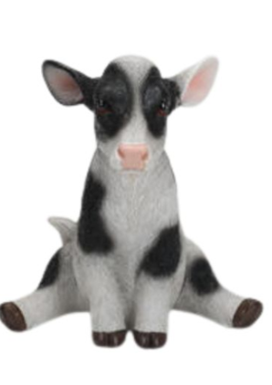 Resin Yoga Cow Figurine