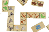 Bush Buddies Wooden Dominoes Australian Animals