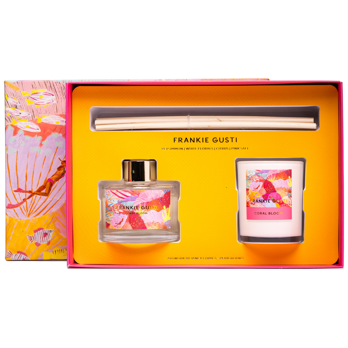 Holiday Series Duo | Coral Bloom