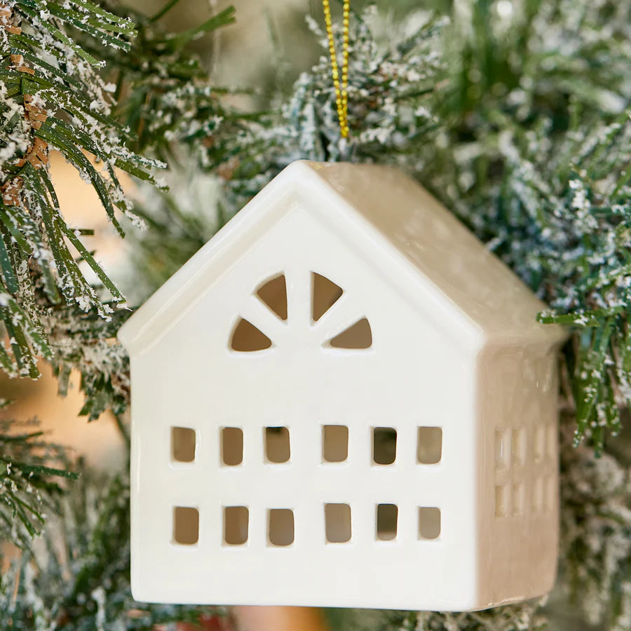 Christmas House White Tree Decoration