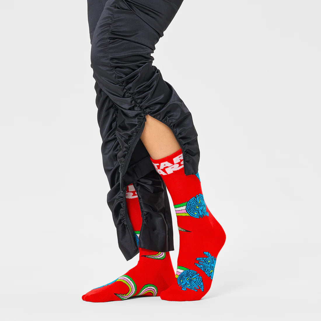 Happy Socks Calzini Star Wars Millennium Falcon - Taglia EU 41-46, Cotone, Rossi